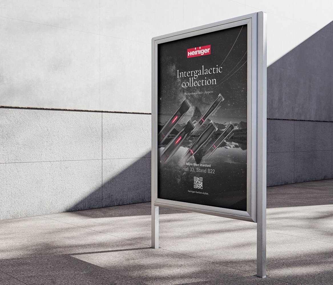 Plakatkampagne Barber and Beauty Konzept und Gestaltung für die Heiniger AG in Herzogenbuchsee