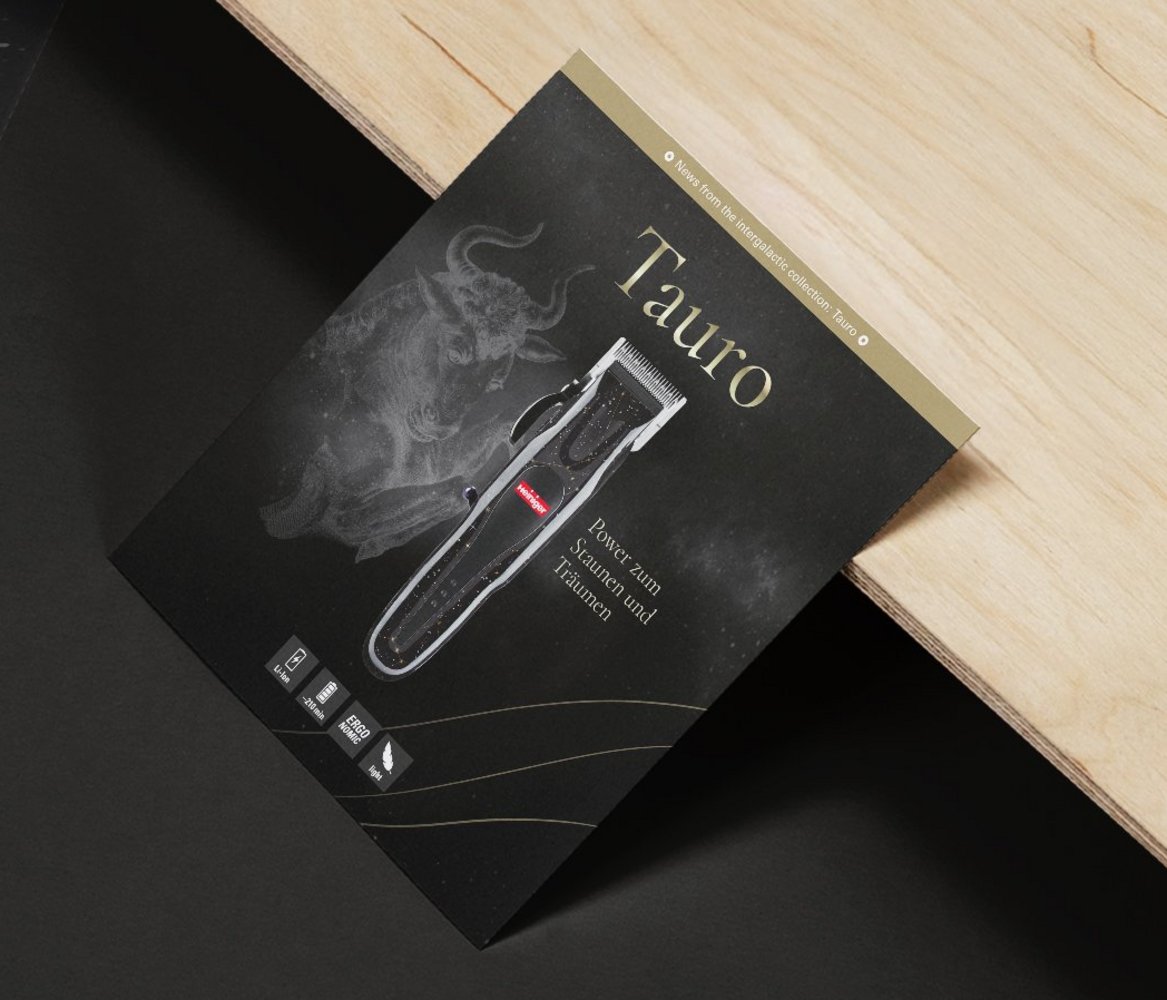 Flyer Barber and Beauty Konzept und Gestaltung für die Heiniger AG in Herzogenbuchsee