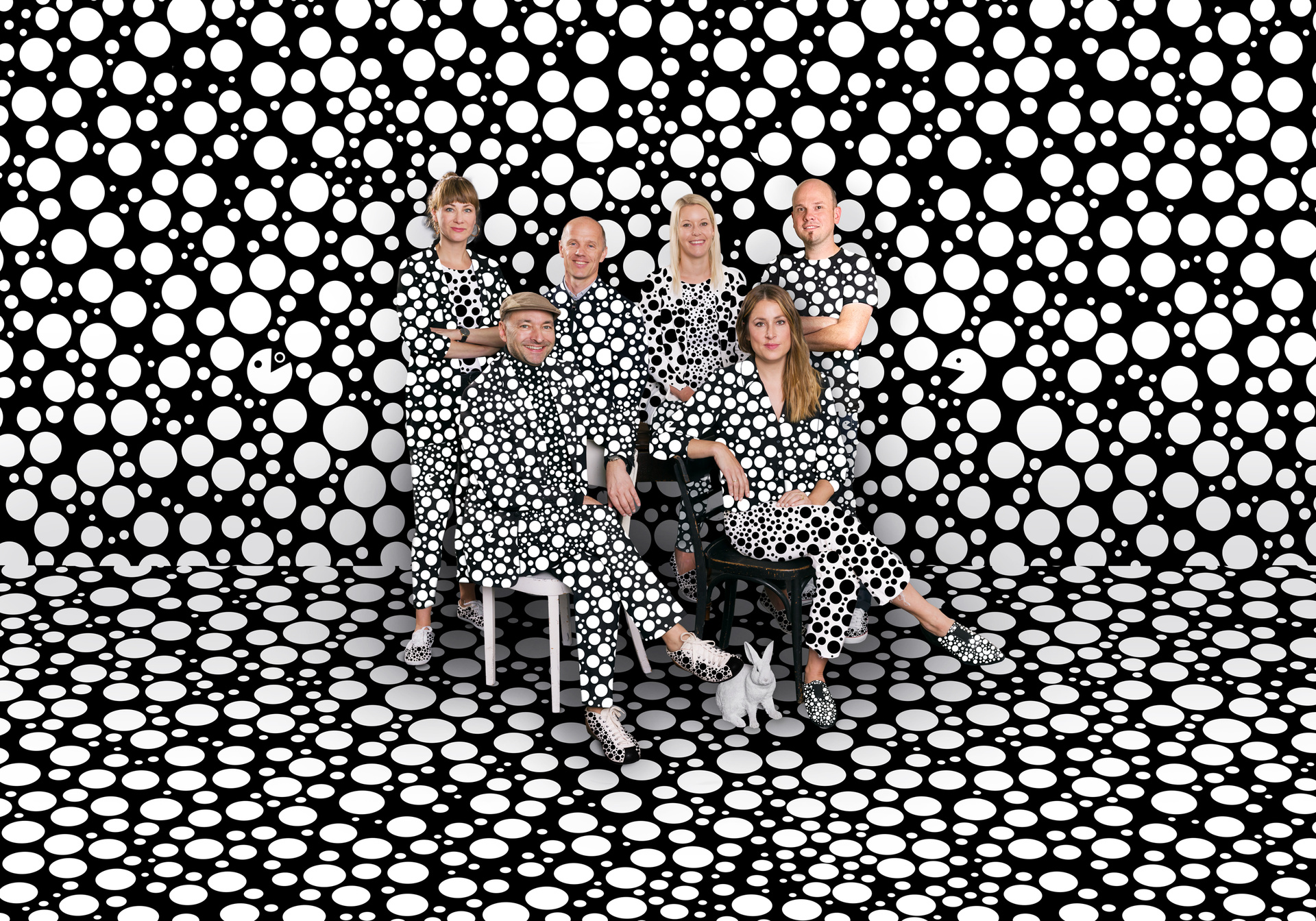 team himmelblau werbeagentur in langenthal: Patrick Schiess, Monika Gyger, Kurt Zaugg, Leona Savary, Camilla Kronenberg, Patrick Schär